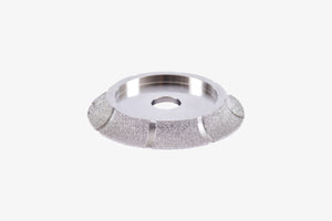 Muela diamante de desbaste medio romo 120 mm de diámetro. Para POWER RAIZOR y MOTOKOMPASS Raimondi.