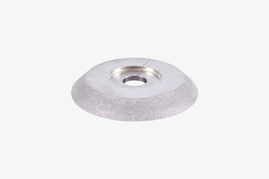 Muela abrasiva diamante permite realizar rectificados en ángulo a 45º de alta precisión en todo tipo de baldosas cerámicas